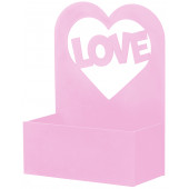 Декоративный ящик Любовь, Розовый, 24*12*32 см, 1 шт.