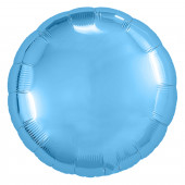 Набор шаров (9''/23 см) Мини-круг, Холодно-голубой, 5 шт. в упак. 