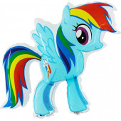 Шар (31''/79 см) Фигура, My Little Pony, Лошадка Радуга, 1 шт. 