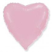 Шар (9''/23 см) Мини-сердце, Розовый, 1 шт. 