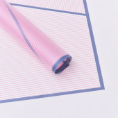 Упаковочная матовая пленка (0,6*0,6 м) Полоски, Розовый, 20 шт.
