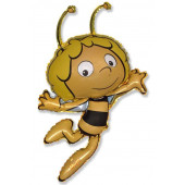 Шар (48''/122 см) Фигура, Милая пчела, Желтый, 1 шт. 