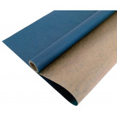 Упаковочная бумага, Крафт 40гр (0,7*10 м) Верже, Синий, 1 шт.