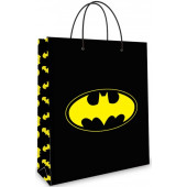 Пакет подарочный, Бэтмен, Черный, 23*18*10 см, 1 шт.