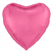 Шар (19''/48 см) Сердце, Розовый пион, 1 шт. 