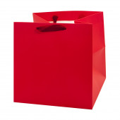 Пакет подарочный, Люкс, Красный, 25*25*25 см, 1 шт.