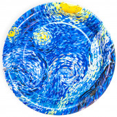 Тарелки (7''/18 см) Звездная ночь, Синий, 6 шт.
