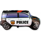 Шар (14''/36 см) Мини-фигура, Полицейская машина, 1 шт. 