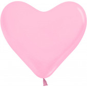 Сердце (12''/30 см) Розовый (009), пастель, 50 шт.