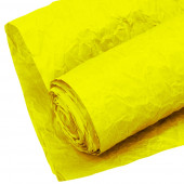 Упаковочная жатая бумага (0,7*5 м) Эколюкс, Ярко-желтый, 1 шт.