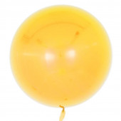 Шар (18''/46 см) Сфера 3D, Deco Bubble, Желтый, Глянец, 10 шт. 