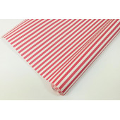 Упаковочная бумага, Крафт 70гр (0,5*10 м) Полосы, Красный, 1 шт.