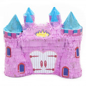 Пиньята Фигура, Замок принцессы, Розовый, 36*40 см, 1 шт.