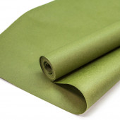 Упаковочная бумага, Крафт 70гр (0,7*10 м) Зеленый, 1 шт.