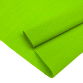 Упаковочная гофрированная бумага (0,5*2,5 м) Зеленое яблоко, 1 шт.