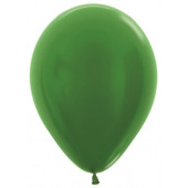Шар (5''/13 см) Зеленый (530), металлик, 100 шт.
