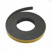 Лента магнитная (1,5 мм*12,7 мм*5 м) с клеевым слоем, тип А, Черный, 1 шт.