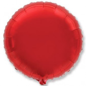 Шар (9''/23 см) Мини-круг, Красный, 1 шт. 