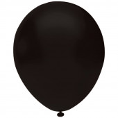 Шар (12''/30 см) Черный (807), пастель, 50 шт.