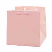 Пакет подарочный, Люкс, Розовый, 25*25*25 см, 1 шт.