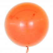 Шар (18''/46 см) Сфера 3D, Deco Bubble, Оранжевый, Глянец, 1 шт. 