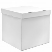 Коробка для воздушных шаров Белый, 60*60*70 см, 1 шт.
