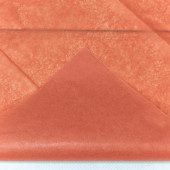 Упаковочная бумага, Тишью (0,5*0,65 м) Красный апельсин, 10 шт.