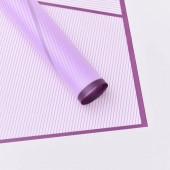 Упаковочная матовая пленка (0,6*0,6 м) Полоски, Фиолетовый, 20 шт.
