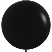Шар (36''/91 см) Черный (080), пастель, 2 шт.