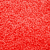 Шарики пенопласт, Красный, 2-4 мм, 500 мл.