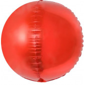 Шар (20''/51 см) Сфера 3D, Красный, 1 шт. 