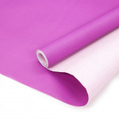 Упаковочная бумага, Крафт (0,7*10 м) Тонировка, Малиновый/Розовый, 1 шт.