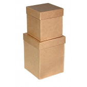 Набор коробок Крафт, 13*13*17 см, 2 шт.