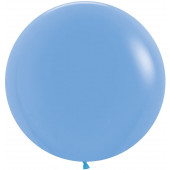 Шар (24''/61 см) Голубой (040), пастель, 3 шт.