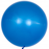 Шар (18''/46 см) Сфера 3D, Deco Bubble, Синий, Глянец, 1 шт. 