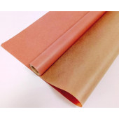Упаковочная бумага, Крафт (0,7*10 м) Розовый, 1 шт.
