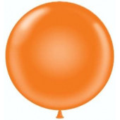 Шар (24''/61 см) Оранжевый, пастель, 10 шт.