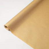 Упаковочная бумага, Крафт (0,7*9,14 м) Тонкие линии, Золото, 1 шт.