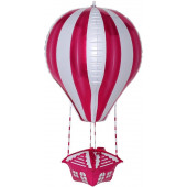 Шар (34''/86 см) Фигура, 3D, Воздушный шар, Аэростат, Красный, 1 шт. 