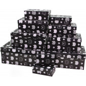 Набор коробок Хэппи Мяу, Котики, Черный, 30*20*13 см, 10 шт.