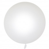 Шар (18''/46 см) Сфера 3D, Deco Bubble, Белый, Глянец, 1 шт. 