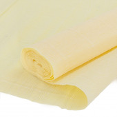 Упаковочная гофрированная бумага (0,5*2,5 м) Нежно-желтый, 1 шт.