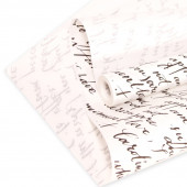 Упаковочная бумага, Крафт (0,7*10 м) Письмо, Черный/Белый, 1 шт.