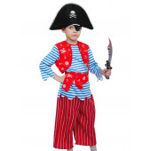 Карнавальный костюм Пират Билли, р-р M, 1 шт.