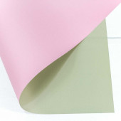 Упаковочная матовая пленка (0,4*0,45 м) Бежевый/Розовый, 20 шт.