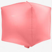 Шар 3D (20''/51 см) Куб, Макарунс, Розовый коралл, 1 шт. 