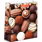 Пакет подарочный, Шоколадные конфеты, 32*26*10 см, 1 шт.