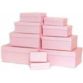 Набор коробок Розовый, 30*20*13 см, 10 шт.