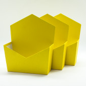 Набор коробок Конверт, Желтый, 23*17*6 см, 3 шт.