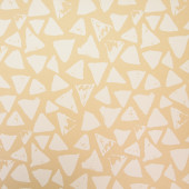 Упаковочная бумага, Крафт (0,7*1 м) Треугольники Люкс, Белый, 1 шт.